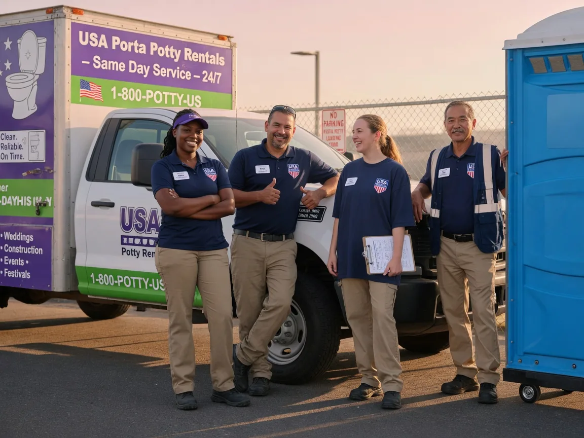 Porta Potty Rental company in Huntsville, OH